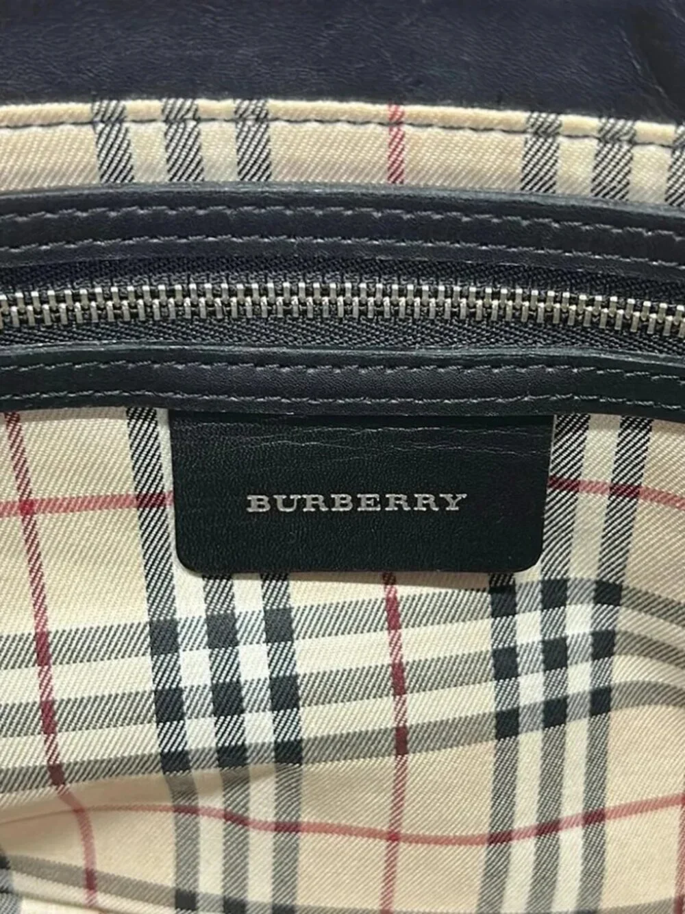 Burberry Black Leather Handbag